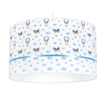 Hanglamp voor Kinderen PIKKI 1xE27/60W/230V blauw