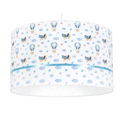 Hanglamp voor Kinderen PIKKI 1xE27/60W/230V blauw