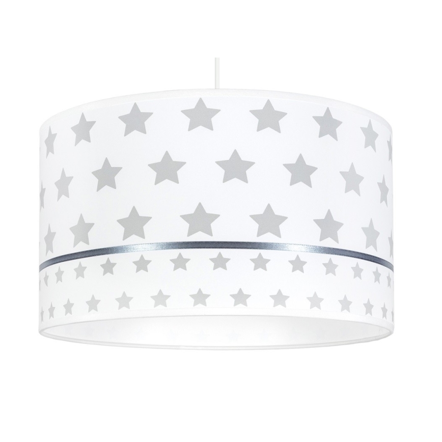 Hanglamp voor Kinderen PIKKI 1xE27/60W/230V grijs