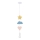 Hanglamp voor kinderkamer aan snoer TRIO 1xE27/20W/230V geel/blauw/roze
