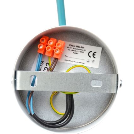 Hanglamp voor Oppervlak Montage CAMBRIDGE 2xE27/15W/230V blauw