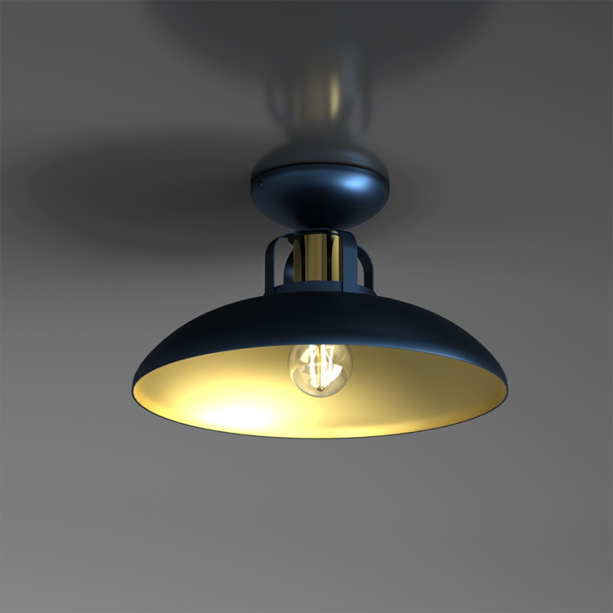 Hanglamp voor Oppervlak Montage FELIX 1xE27/60W/230V blauw