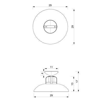 Hanglamp voor Oppervlak Montage FELIX 1xE27/60W/230V groen