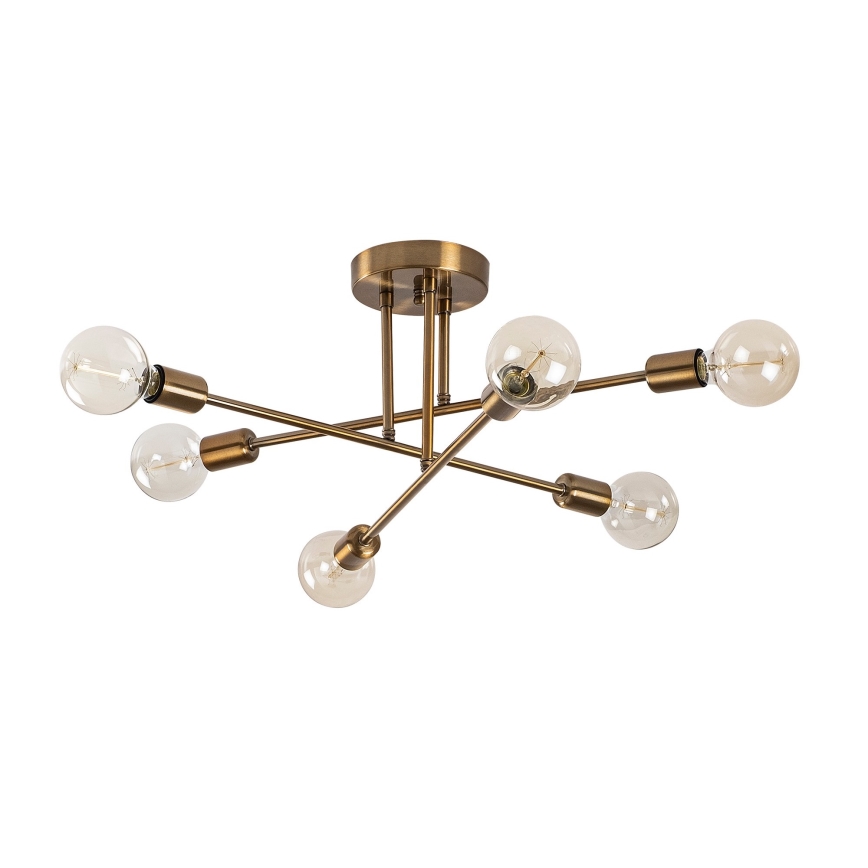 Hanglamp voor Oppervlak Montage FLOWER 6xE27/40W/230V