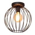 Hanglamp voor Oppervlak Montage MERCURE 1xE27/15W/230V d. 30 cm zwart