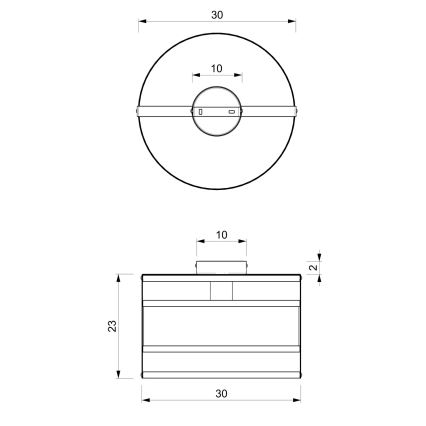 Hanglamp voor Oppervlak Montage RIM 1xE27/60W/230V zwart/goud