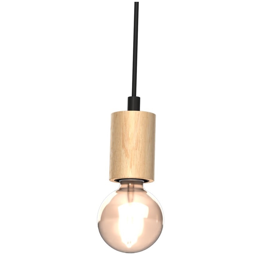 Hanglamp voor Oppervlak Montage VIGA 2xE27/60W/230V hout