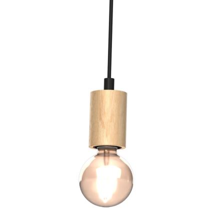 Hanglamp voor Oppervlak Montage VIGA 3xE27/60W/230V hout