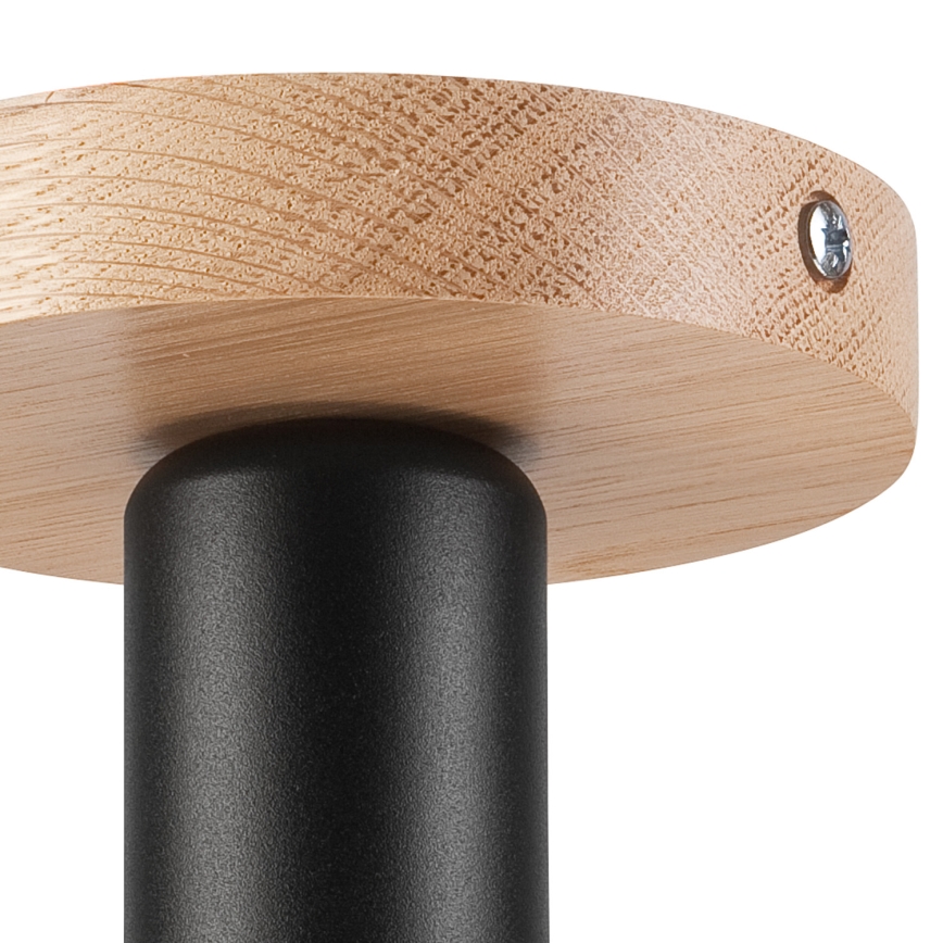 Hanglamp voor Oppervlak Montage VITO OAK 1xE27/60W/230V eiken