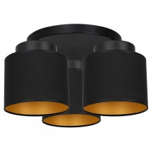 Hanglamp voor Oppervlakte Montage FRODI 3xE27/60W/230V zwart