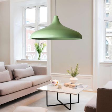 Hanglamp VULCANO 1xE27/40W/230V groen