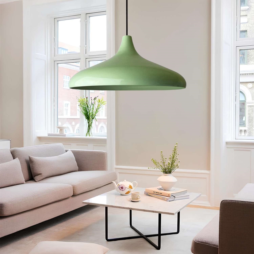 Hanglamp VULCANO 1xE27/40W/230V groen