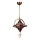 Hanglamp YENI 1xE27/40W/230V brons