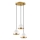 Hanglamp YILDO 3xE27/40W/230V wit/goud