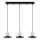 Hanglamp YILDO 3xE27/40W/230V wit/zwart