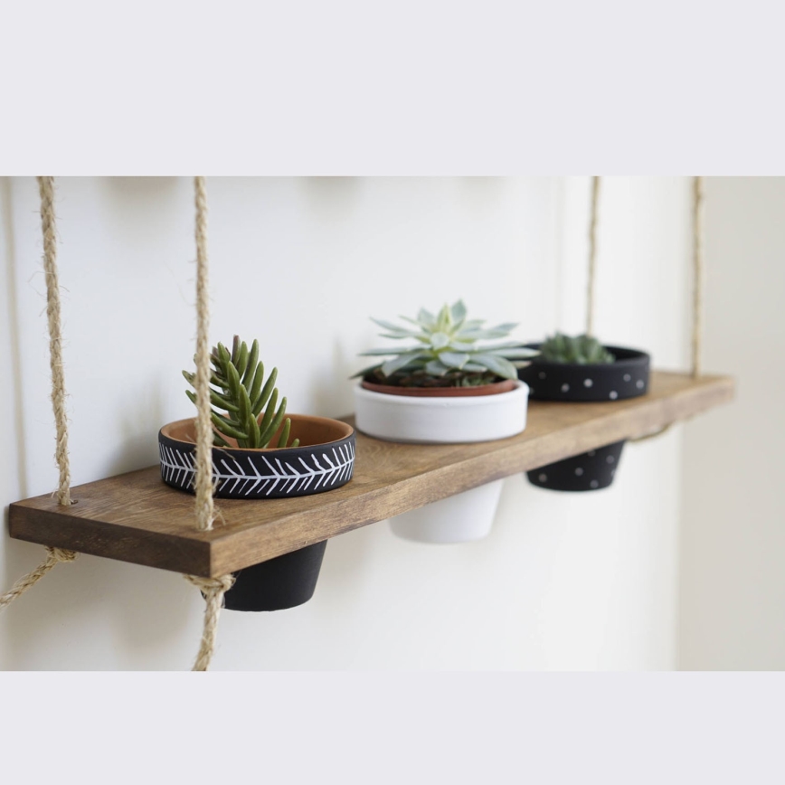Hangplank voor Bloempotten 60 cm vuren