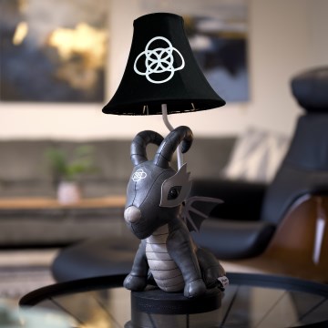 Happy Lamps - Kinder LED tafellamp BLACK DRAGOON LED/5,4W/230V draak