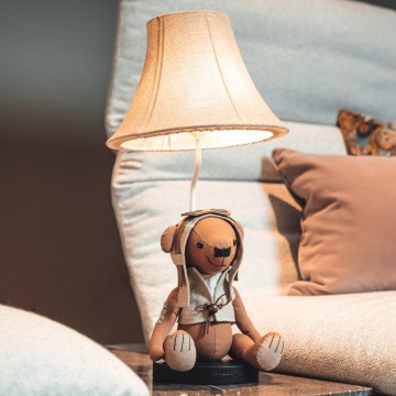 Happy Lamps - Kinder LED tafellamp CHARLES LED/5,4W/230V beer