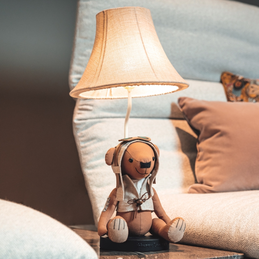 Happy Lamps - Kinder LED tafellamp CHARLES LED/5,4W/230V beer