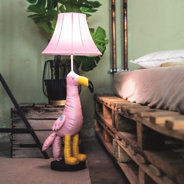 Happy Lamps - LED Vloerlamp kinderkamer MINGO LED/5,4W/230V flamingo