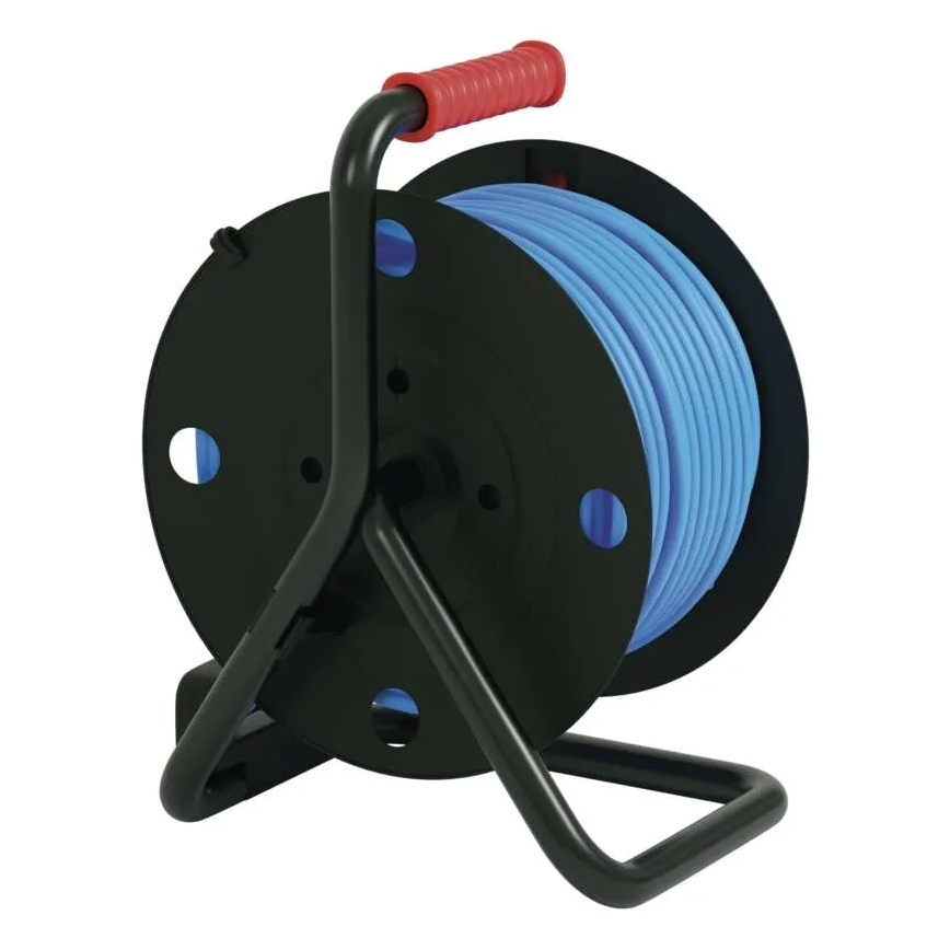 Haspel met 4 stopcontacten 50m silicone IP44