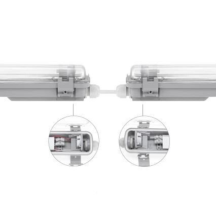Heavy duty TL-lamp LIMEA T8 1xG13/20W/230V IP65 120cm