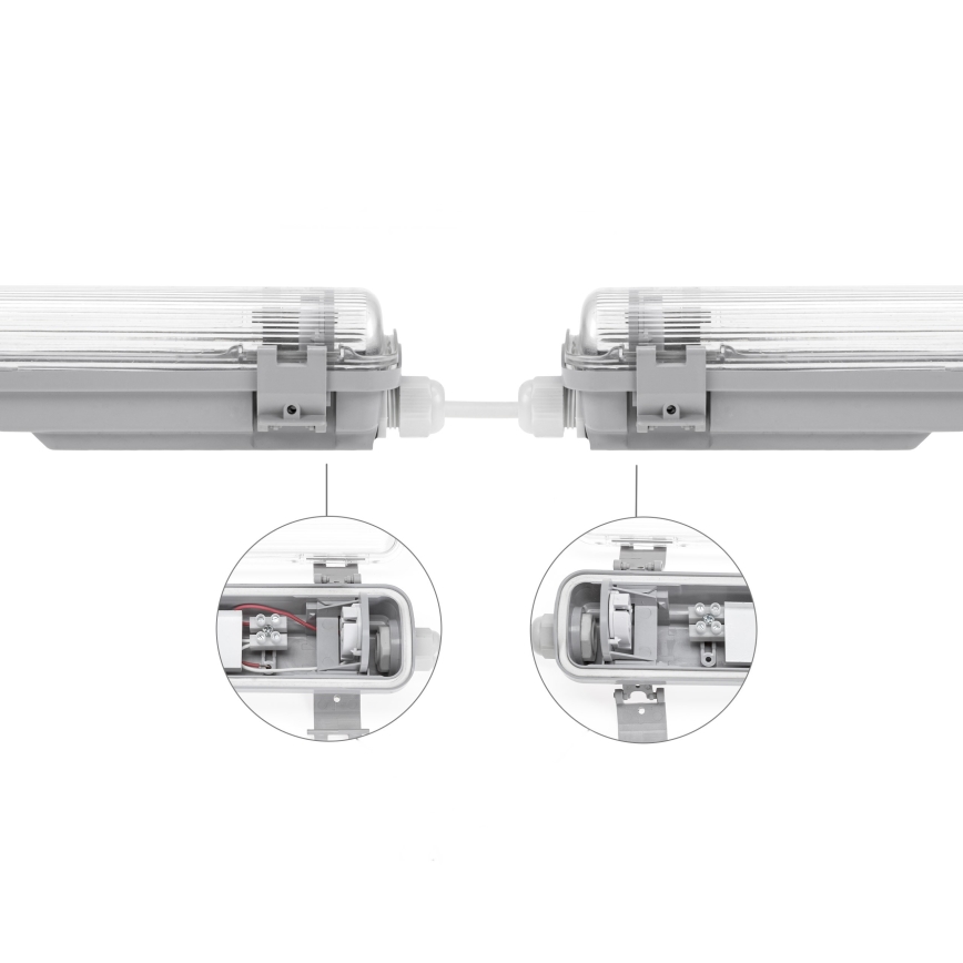 Heavy duty TL-lamp LIMEA T8 1xG13/20W/230V IP65 120cm