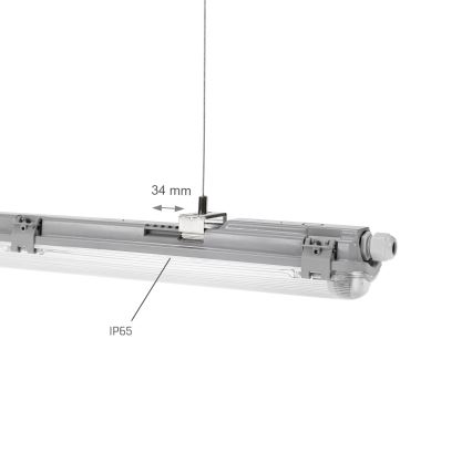 Heavy duty TL-lamp LIMEA T8 1xG13/20W/230V IP65 120cm