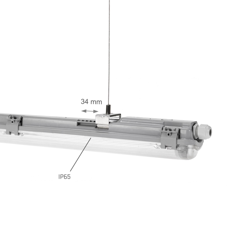 Heavy duty TL-lamp LIMEA T8 1xG13/20W/230V IP65 120cm