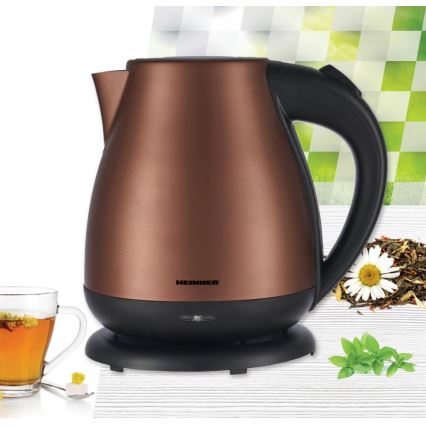 Heinner HEK-17IXC - Snelle waterkoker 1,7 l 2200W/230V koperkleurig
