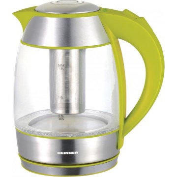 Heinner HEK-TF2200GR - Snelkokende waterkoker 1,8 l 2200W/230V groen/mat chroom