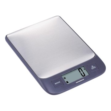 Heinner HKS-5IXBK - Digitale keukenweegschaal 2xAAA grijs/mat chroom