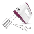 Heinner HM-400BG - Handmixer 400W/230V wit/paars
