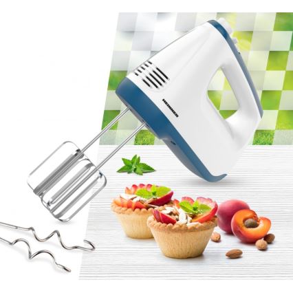 Heinner HM-400BL - Handmixer 400W/230V wit/blauw