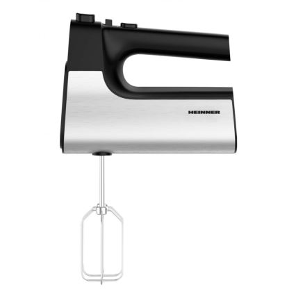 Heinner HM-500BKSS - Handmixer 500W/230V mat chroom/zwart