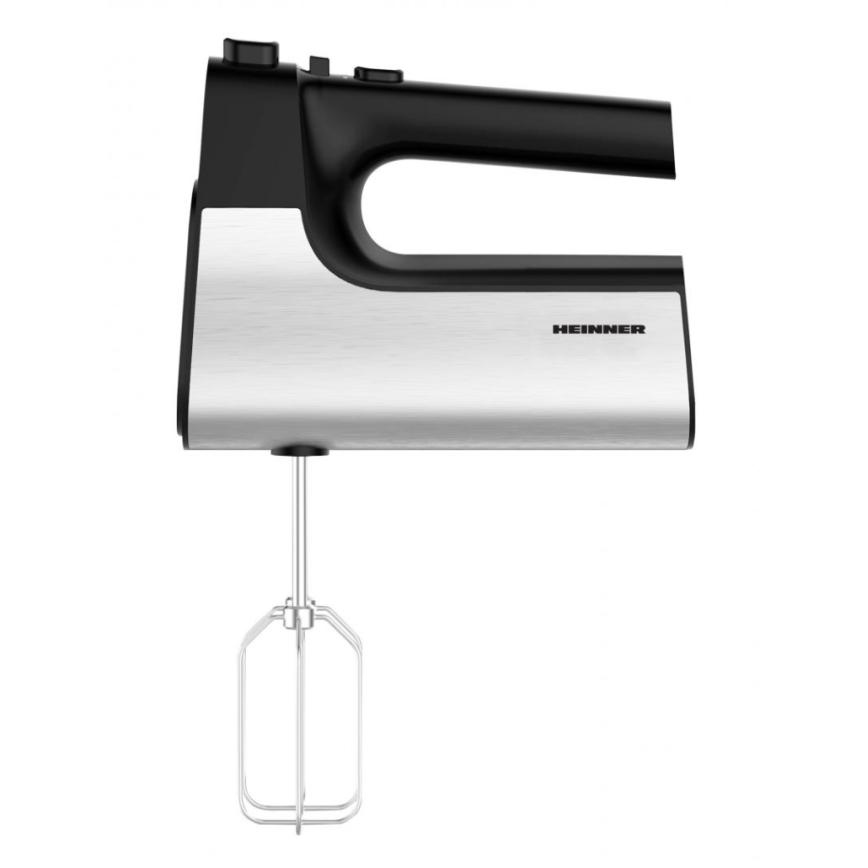 Heinner HM-500BKSS - Handmixer 500W/230V mat chroom/zwart