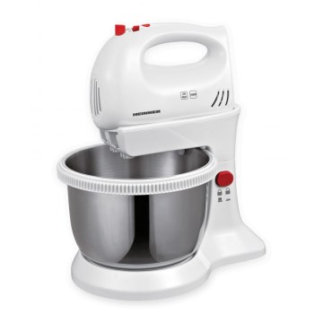 Heinner HMBR-300W - Handmixer met draaibare mengkom, 300 W/230 V, wit