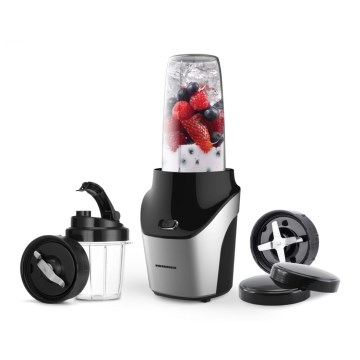 Heinner HSB-T1000SS - Nutri-mixer voor smoothies 1000W/230V mat chroom/zwart