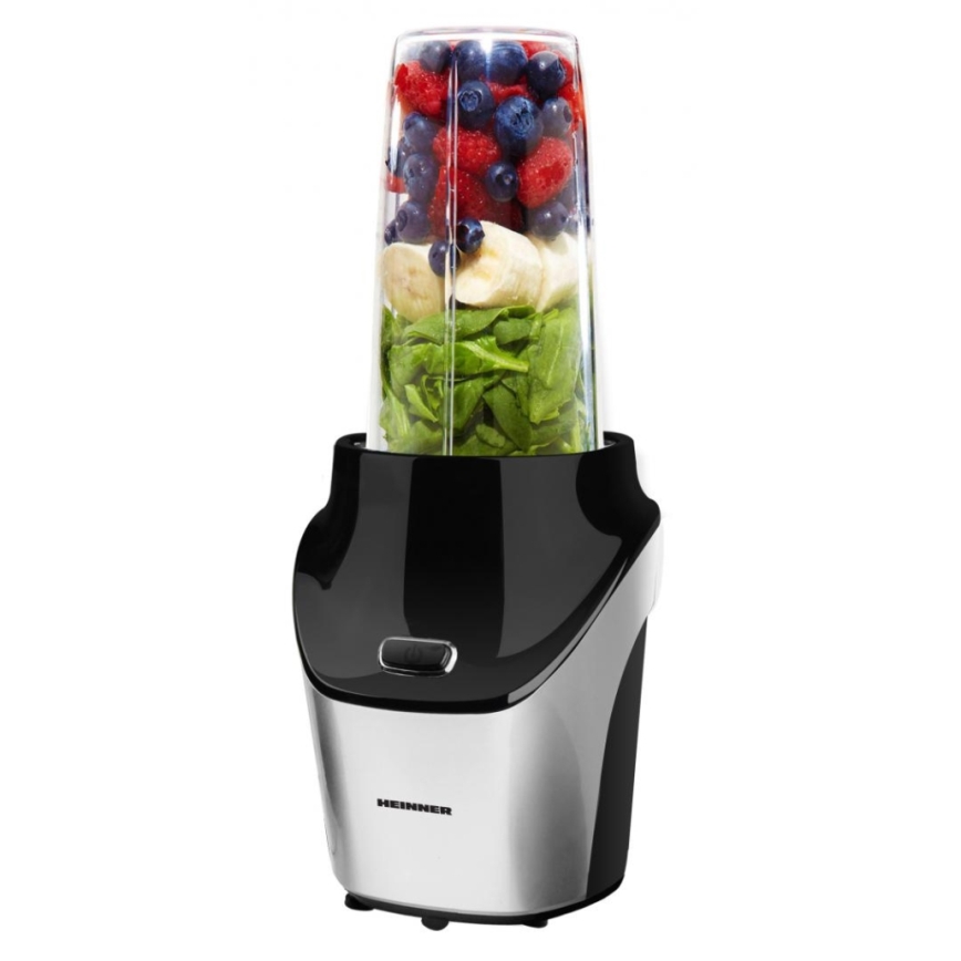 Heinner HSB-T1000SS - Nutri-mixer voor smoothies 1000W/230V mat chroom/zwart