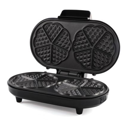 Heinner HWF-1000CR - Wafelijzer 1000W/230V zwart/roségoud