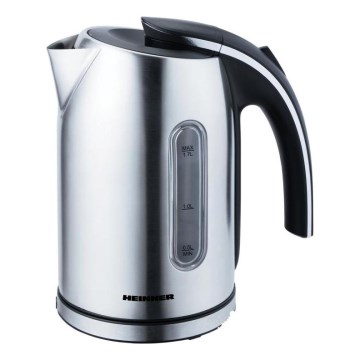 Heinner PF-70 - Elektrische waterkoker 1,7 l 2200W/230V mat chroom