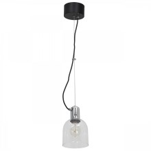 Heldere Hanglamp aan een koord BANCO 1x E27 / 60W / 230V