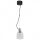Heldere Hanglamp aan een koord BANCO 1x E27 / 60W / 230V