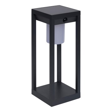 Hesperide - LED zonne-lantaarn met bewegingssensor PIKY LED/3,7V 2600 mAh 40 cm IP65 antraciet