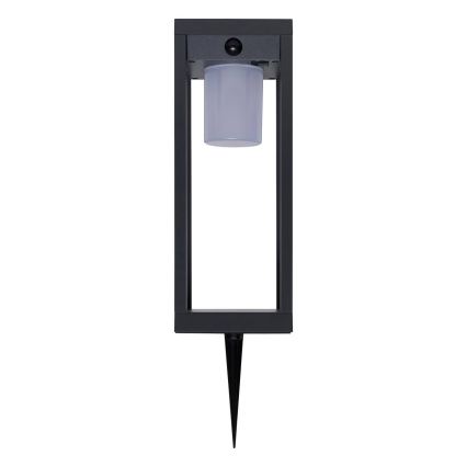 Hesperide - LED zonne-lantaarn met bewegingssensor PIKY LED/3,7V 2600 mAh 40 cm IP65 antraciet