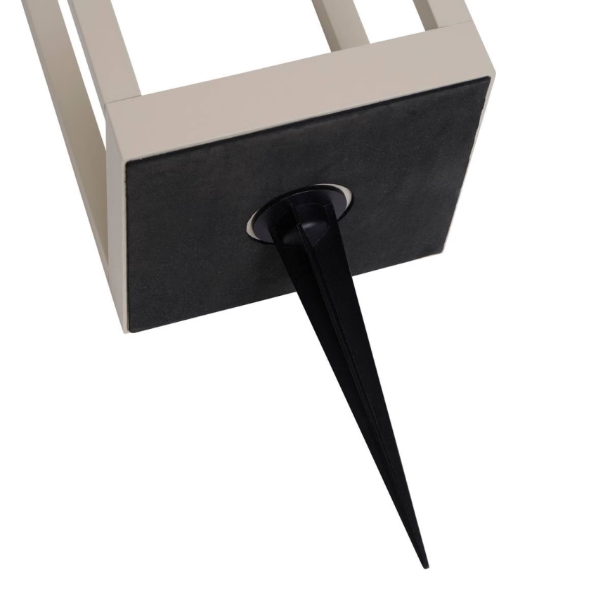 Hesperide - PIKY LED-solarlantaarn met bewegingssensor, 3,7 V / 2600 mAh, 40 cm, IP65, beige