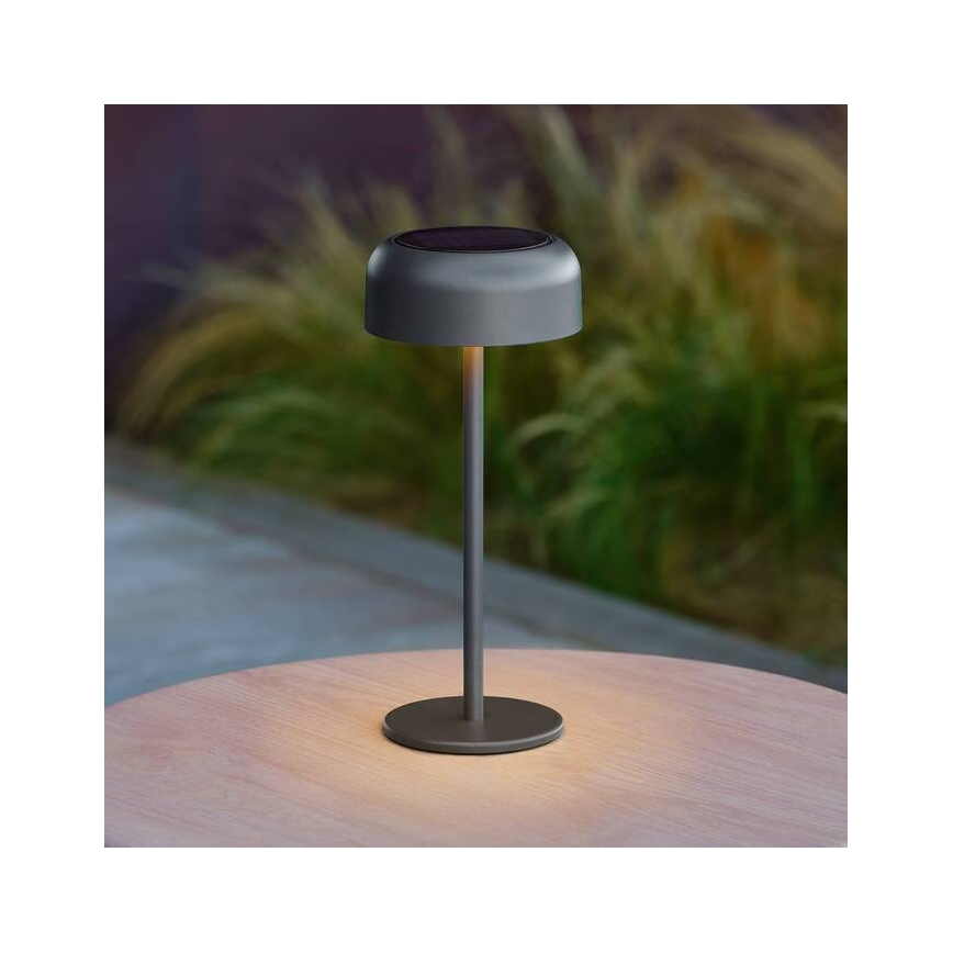Hesperide - LED-zonne-tafellamp BOLTY LED/3,7V 2600 mAh IP65 antraciet