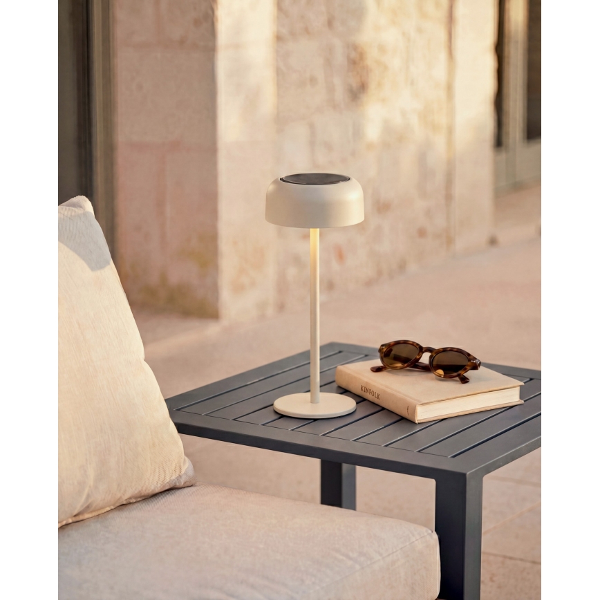 Hesperide - LED zonne-tafellamp BOLTY LED/3,7V 2600 mAh IP65 beige