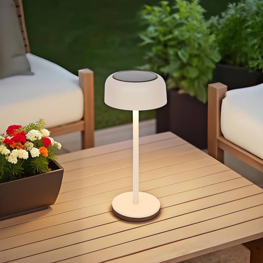 Hesperide - LED zonne-tafellamp BOLTY LED/3,7V 2600 mAh IP65 beige
