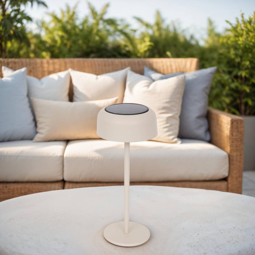 Hesperide - LED zonne-tafellamp BOLTY LED/3,7V 2600 mAh IP65 beige